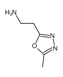 2-(5-Methyl-1,3,4-oxadiazol-2-yl)ethanamine结构式