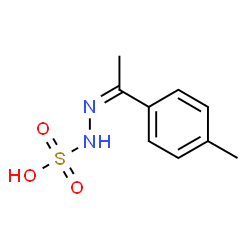 Hydrazinesulfonic acid, [1-(4-methylphenyl)ethylidene]- (9CI)结构式