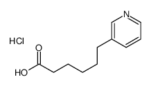 6-pyridin-3-ylhexanoic acid,hydrochloride Structure