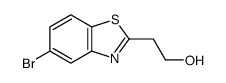 2-(5-bromo-1,3-benzothiazol-2-yl)ethanol结构式