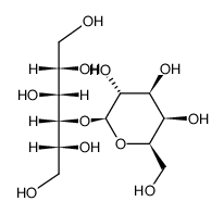 4-O-β-D-galactopyranosyl-D-glucitol Structure