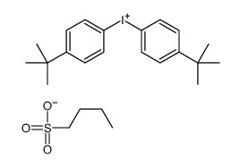 bis(4-tert-butylphenyl)iodanium,butane-1-sulfonate Structure