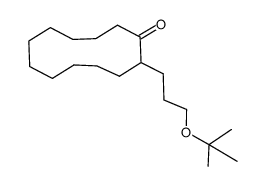 2-(3-tert-butoxypropyl)cyclododecanone结构式