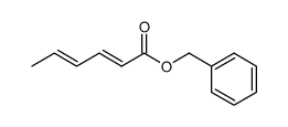 benzyl (2E,4E)-hexa-2,4-dienoate结构式