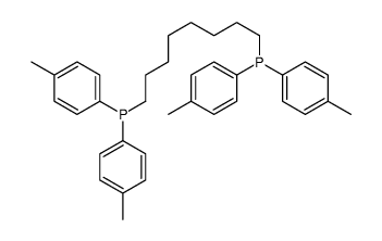 8-bis(4-methylphenyl)phosphanyloctyl-bis(4-methylphenyl)phosphane结构式