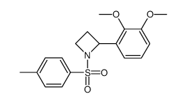 2-(2,3-dimethoxyphenyl)-1-(4-methylphenyl)sulfonylazetidine结构式