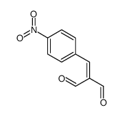 2-[(4-nitrophenyl)methylidene]propanedial结构式
