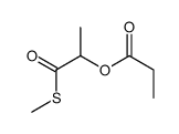 (1-methylsulfanyl-1-oxopropan-2-yl) propanoate Structure