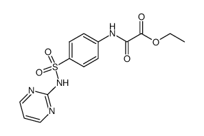 (4-pyrimidin-2-ylsulfamoyl-phenyl)-oxalamic acid ethyl ester Structure