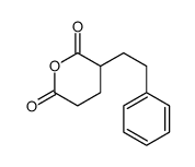 3-(2-phenylethyl)oxane-2,6-dione Structure