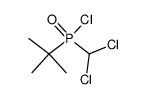 tert-Butyl(dichlormethyl)phosphinsaeure-chlorid Structure