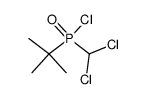 tert-Butyl(dichlormethyl)phosphinsaeure-chlorid结构式