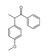 2-(4-methoxyphenyl)-1-phenylpropan-1-one结构式