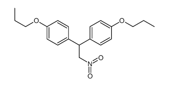 1-[2-nitro-1-(4-propoxyphenyl)ethyl]-4-propoxybenzene结构式