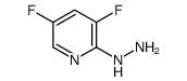 3,5-Difluoro-2-hydrazinopyridine structure