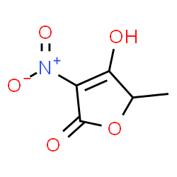 2-Pentenoic acid,3,4-dihydroxy-2-nitro-,-gamma--lactone (5CI) structure