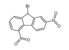 9-bromo-2,5-dinitro-fluorene结构式