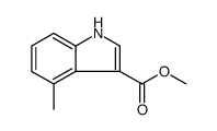 Methyl 4-methyl-1H-indole-3-carboxylate Structure