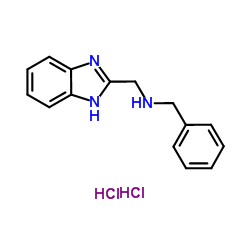 1-(1H-Benzimidazol-2-yl)-N-benzylmethanamine dihydrochloride结构式