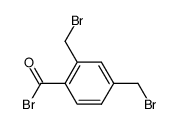 2,4-bis-bromomethyl-benzoyl bromide Structure
