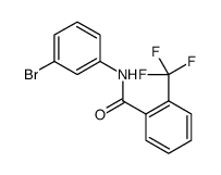 Benzamide, N-(3-bromophenyl)-2-(trifluoromethyl)结构式