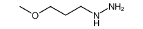 (3-methoxy-propyl)-hydrazine Structure