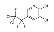 2,3-dichloro-5-(2,2-dichloro-1,1,2-trifluoroethyl)pyridine结构式