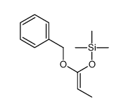 trimethyl(1-phenylmethoxyprop-1-enoxy)silane Structure