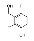 Benzenemethanol,2,6-difluoro-3-hydroxy- structure