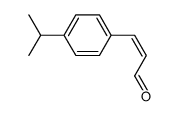 3-p-isopropylphenyl-2Z-propenal Structure