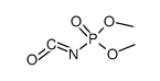 phosphorisocyanatidic acid dimethyl ester Structure