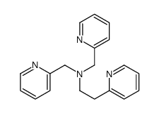 2-pyridin-2-yl-N,N-bis(pyridin-2-ylmethyl)ethanamine Structure