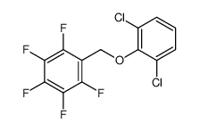 1-[(2,6-dichlorophenoxy)methyl]-2,3,4,5,6-pentafluorobenzene Structure