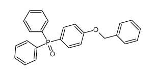(4-(benzyloxy)phenyl)diphenylphosphine oxide结构式