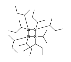 1,1,2,2,3,3,4,4-octa(butan-2-yl)tetrasiletane结构式