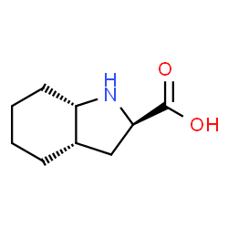 1H-Indole-2-carboxylicacid,octahydro-,(2-alpha-,3a-alpha-,7a-alpha-)-(9CI)结构式