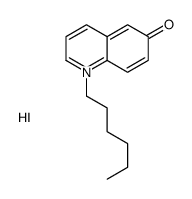 1-hexylquinolin-1-ium-6-ol,iodide Structure