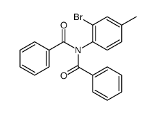 N-benzoyl-N-(2-bromo-4-methylphenyl)benzamide Structure