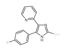 5-(4-FLUORO-PHENYL)-4-PYRIDIN-2-YL-1H-IMIDAZOLE-2-THIOL structure