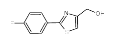 (2-(4-FLUOROPHENYL)THIAZOL-4-YL)METHANOL结构式