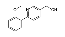 [6-(2-methoxyphenyl)pyridin-3-yl]methanol结构式
