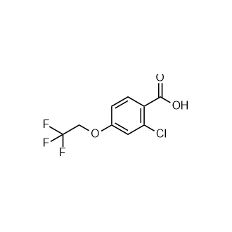 2-Chloro-4-(2,2,2-trifluoroethoxy)benzoic acid picture