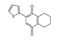 4-oxido-3-thiophen-2-yl-5,6,7,8-tetrahydroquinoxalin-1-ium 1-oxide Structure