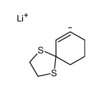 Lithium, 1,4-dithiaspiro[4.5]dec-6-en-7-yl结构式