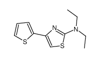 N,N-diethyl-4-thiophen-2-yl-1,3-thiazol-2-amine Structure