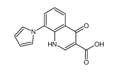 4-oxo-8-pyrrol-1-yl-1H-quinoline-3-carboxylic acid结构式