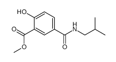 methyl 2-hydroxy-5-(isobutylcarbamoyl)benzoate Structure