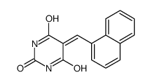 5-(naphthalen-1-ylmethylidene)-1,3-diazinane-2,4,6-trione Structure