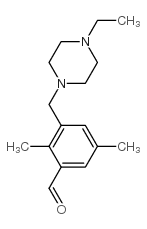 3-[(4-ethylpiperazin-1-yl)methyl]-2,5-dimethylbenzaldehyde结构式