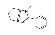 1-methyl-2-phenyl-5,6-dihydro-4H-cyclopenta[b]pyrrole Structure